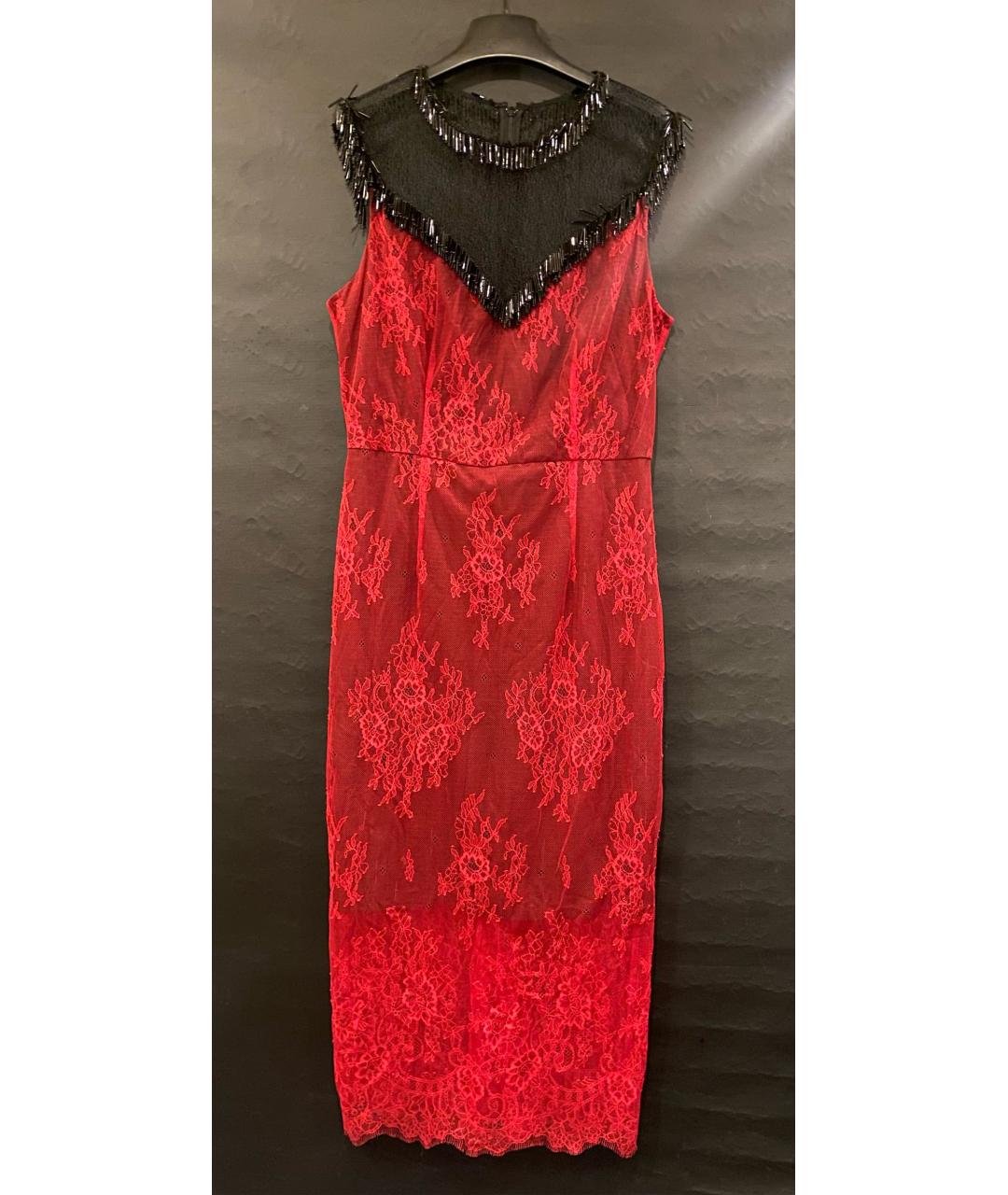 DIANE VON FURSTENBERG Красное коктейльное платье, фото 7