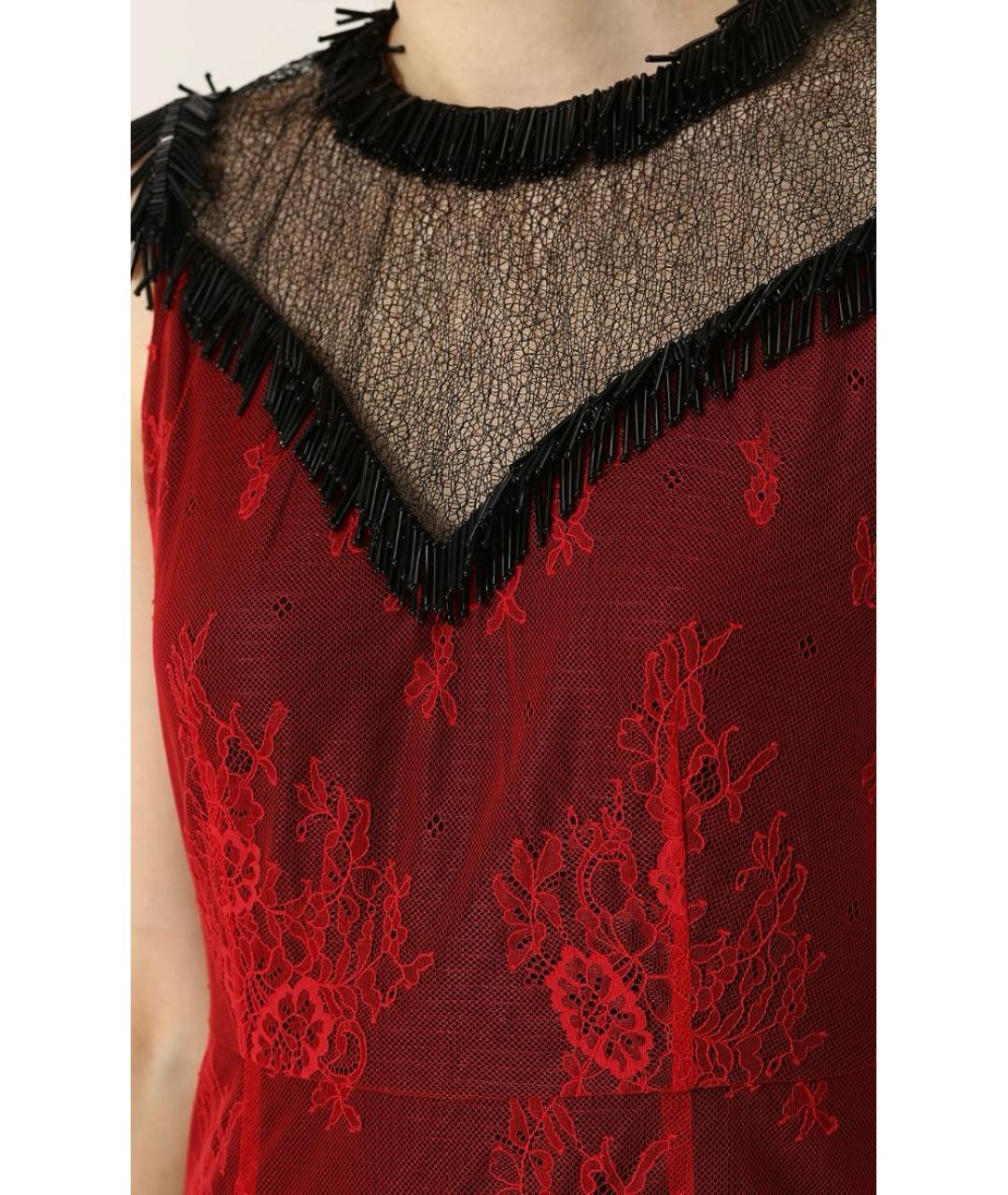 DIANE VON FURSTENBERG Красное коктейльное платье, фото 4
