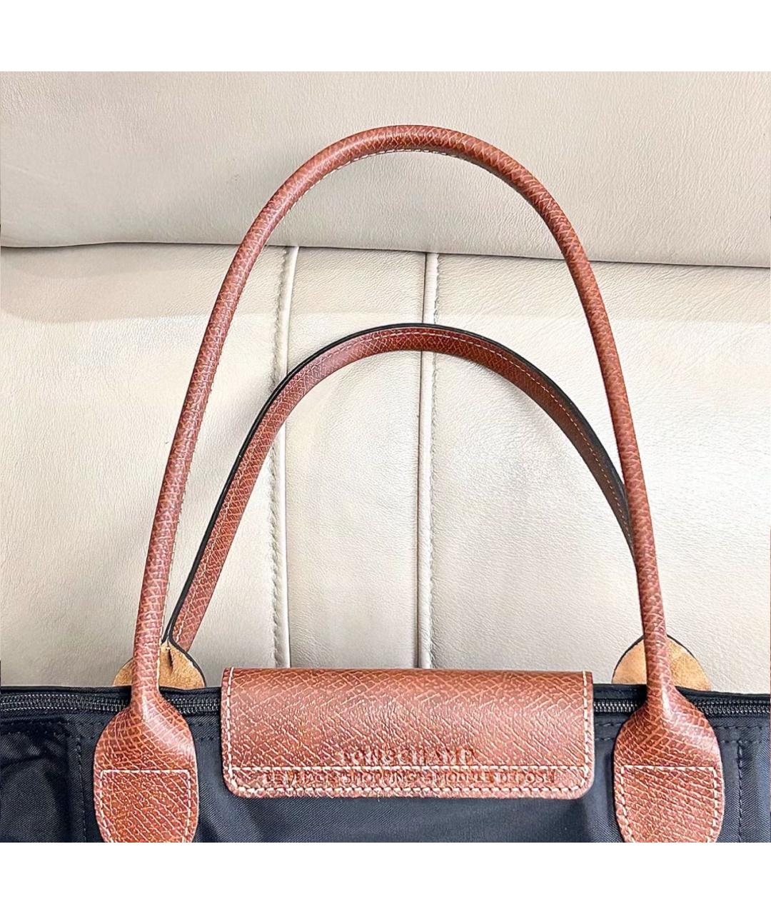 LONGCHAMP Черная сумка тоут, фото 7