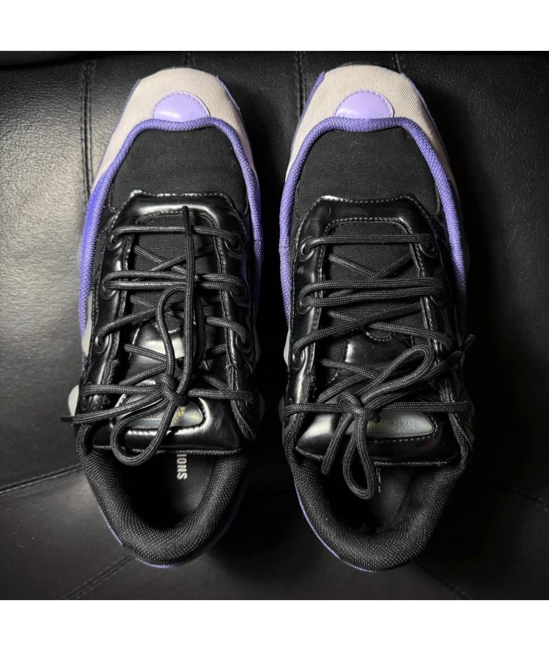 ADIDAS X RAF SIMONS Фиолетовые текстильные низкие кроссовки / кеды, фото 6