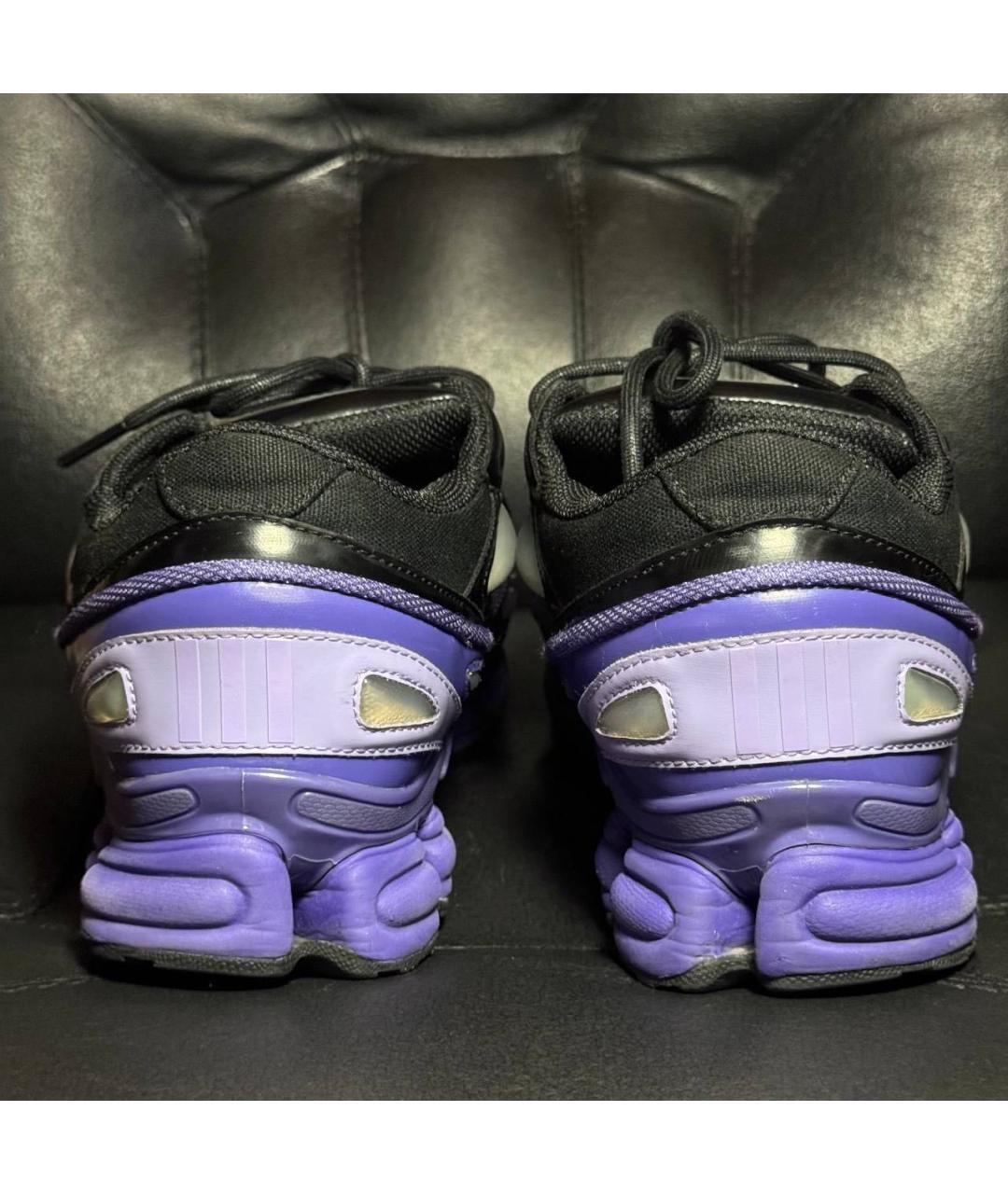 ADIDAS X RAF SIMONS Фиолетовые текстильные низкие кроссовки / кеды, фото 2