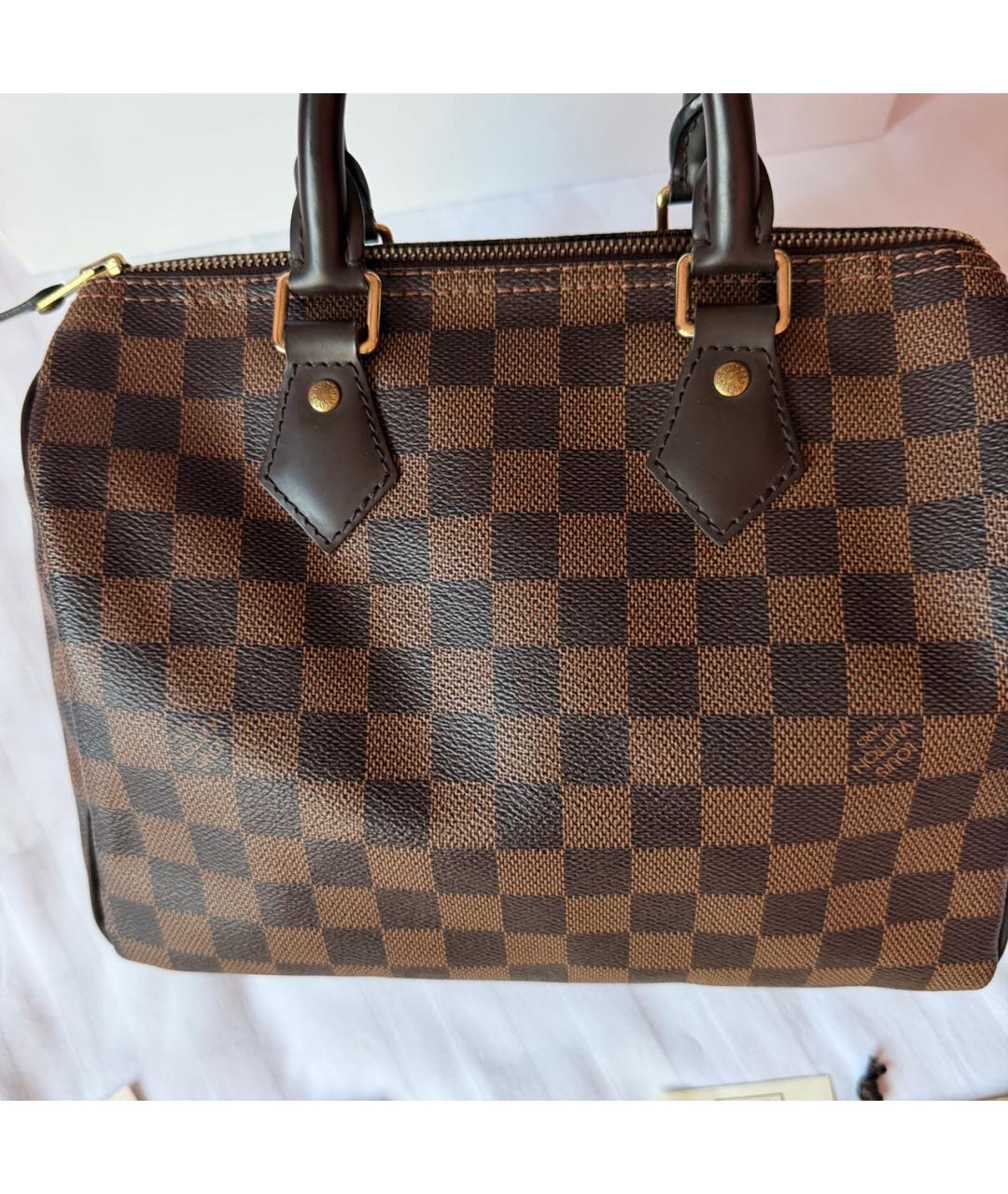 LOUIS VUITTON Коричневая сумка тоут, фото 4