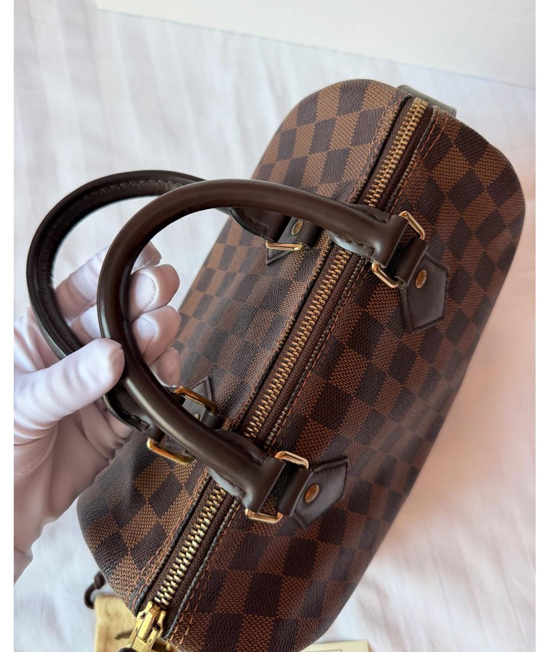 LOUIS VUITTON Коричневая сумка тоут, фото 6