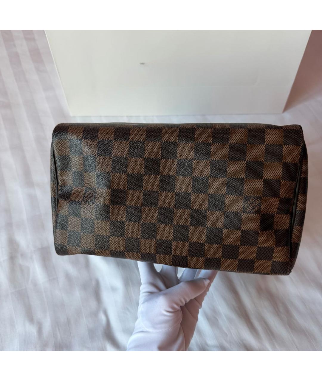 LOUIS VUITTON Коричневая сумка тоут, фото 7