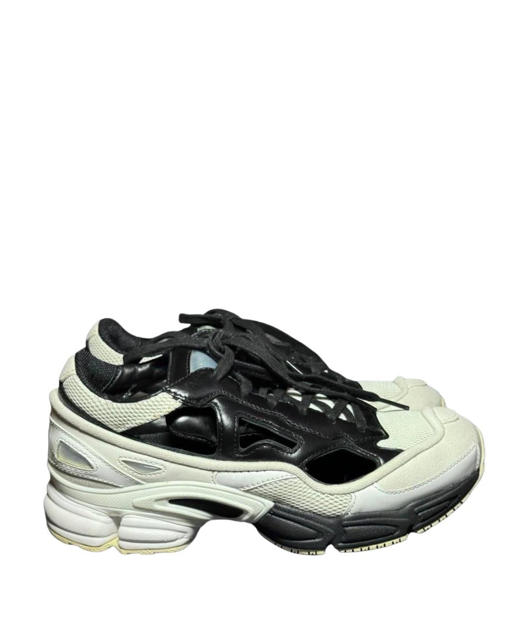 ADIDAS X RAF SIMONS Белые текстильные низкие кроссовки / кеды, фото 1