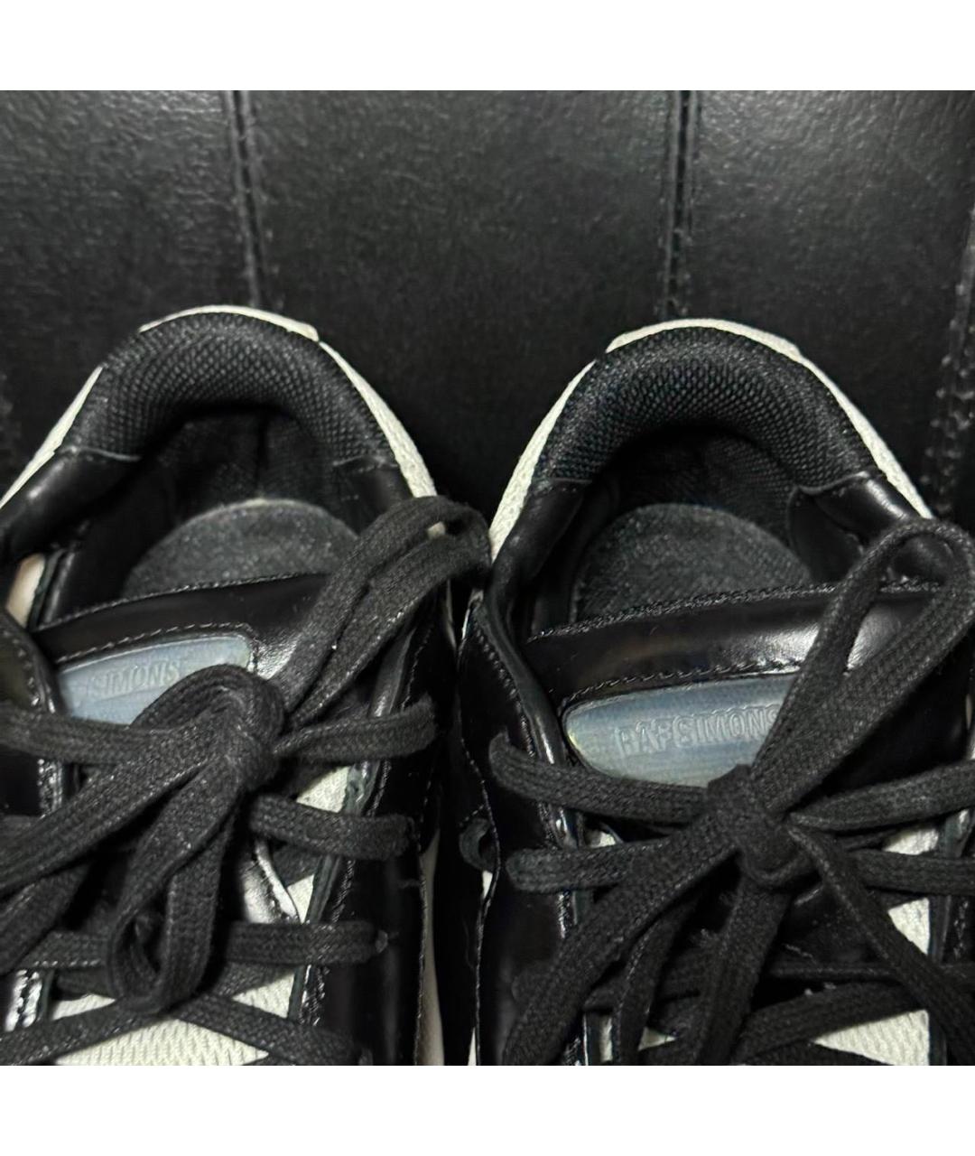 ADIDAS X RAF SIMONS Белые текстильные низкие кроссовки / кеды, фото 8