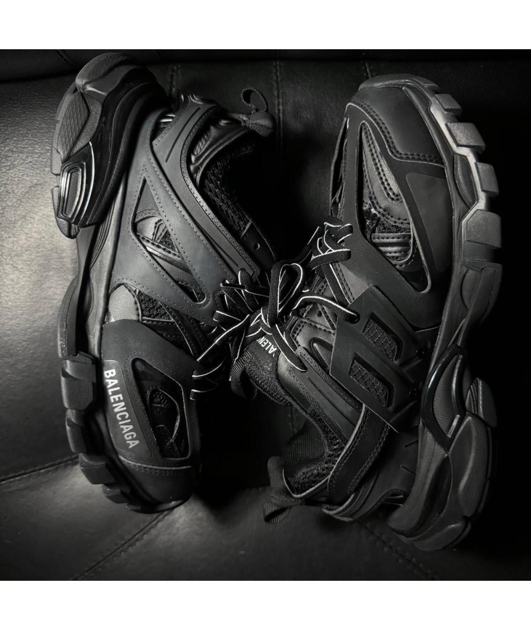 BALENCIAGA Черные текстильные кроссовки, фото 3