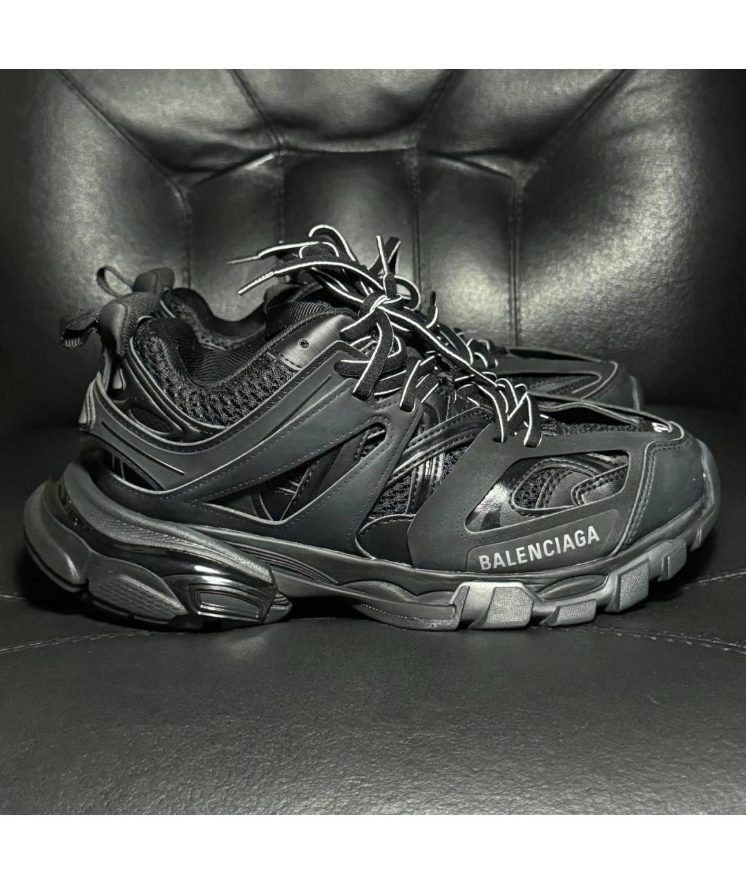 BALENCIAGA Черные текстильные кроссовки, фото 9