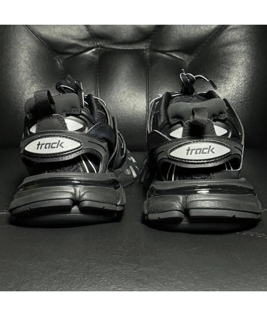 BALENCIAGA Черные текстильные кроссовки, фото 2