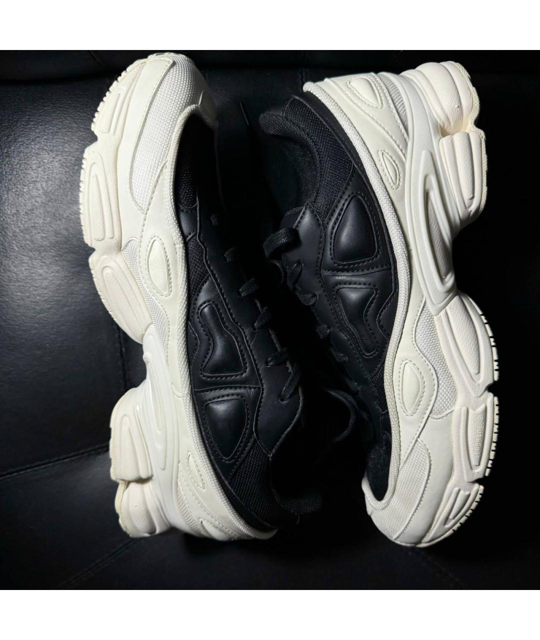 ADIDAS X RAF SIMONS Белые текстильные низкие кроссовки / кеды, фото 5