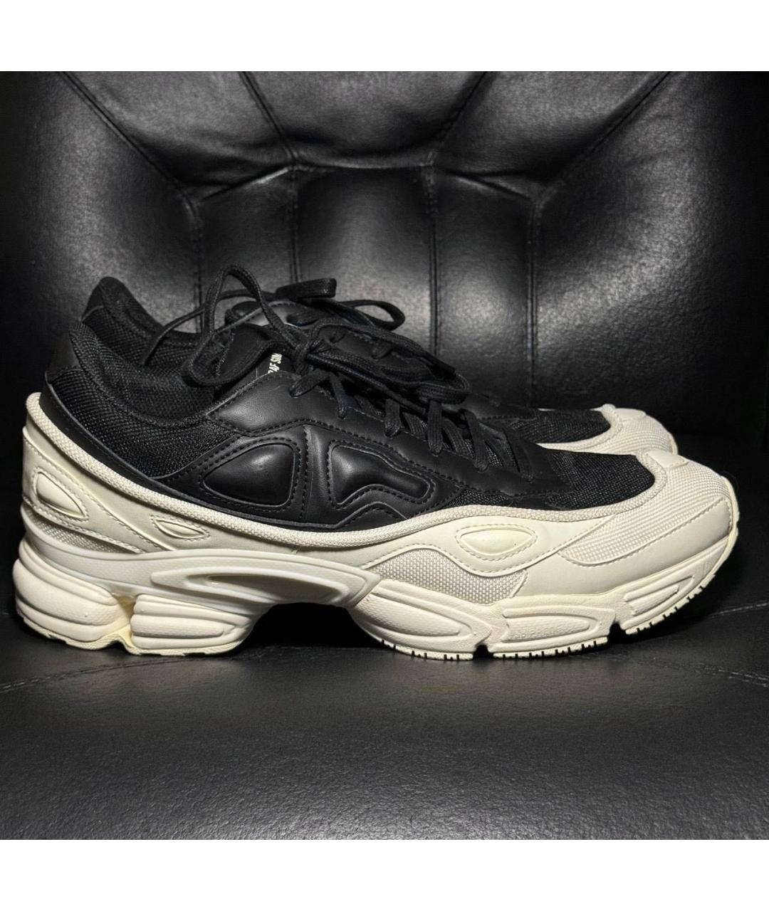 ADIDAS X RAF SIMONS Белые текстильные низкие кроссовки / кеды, фото 9