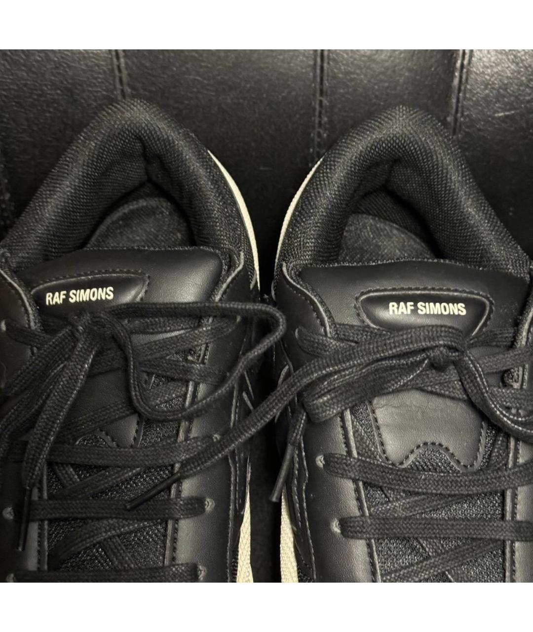 ADIDAS X RAF SIMONS Белые текстильные низкие кроссовки / кеды, фото 8