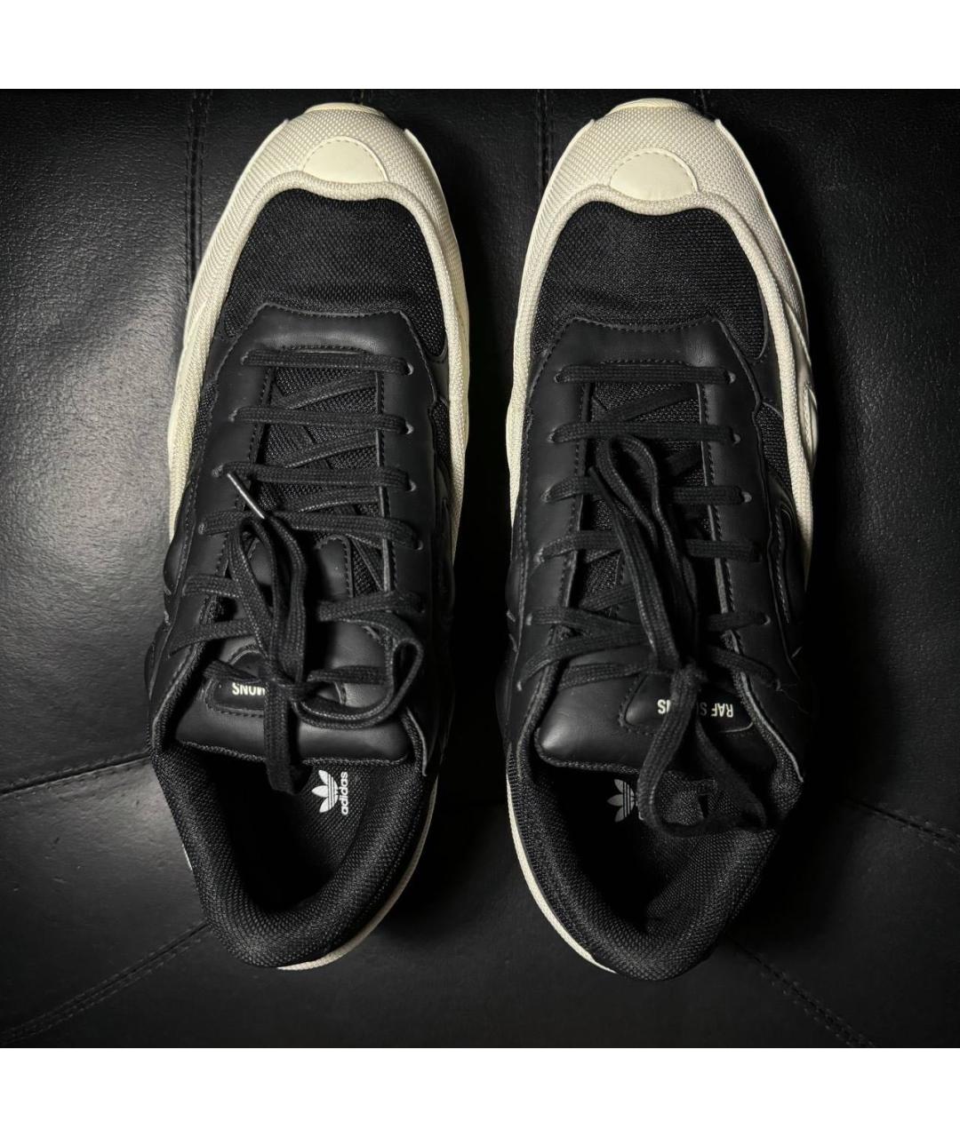 ADIDAS X RAF SIMONS Белые текстильные низкие кроссовки / кеды, фото 7