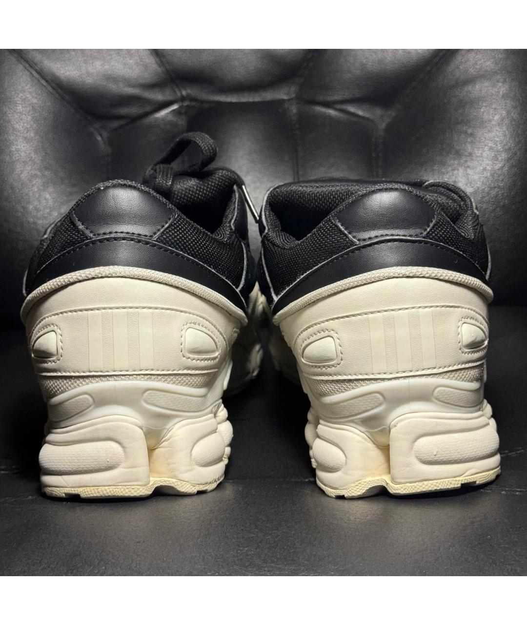 ADIDAS X RAF SIMONS Белые текстильные низкие кроссовки / кеды, фото 2