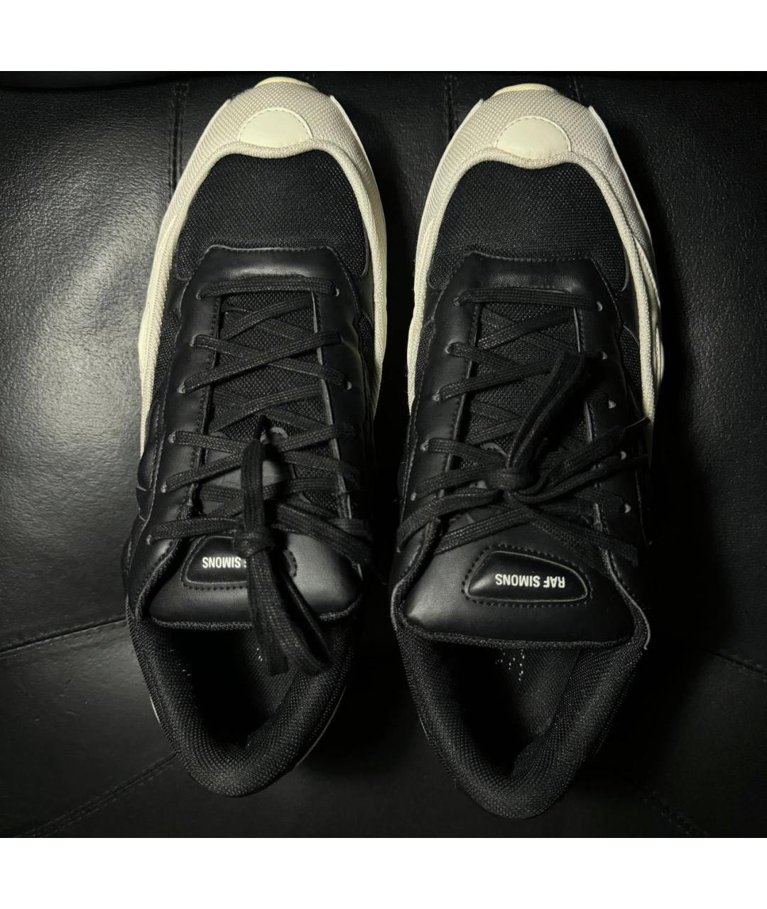 ADIDAS X RAF SIMONS Белые текстильные низкие кроссовки / кеды, фото 7