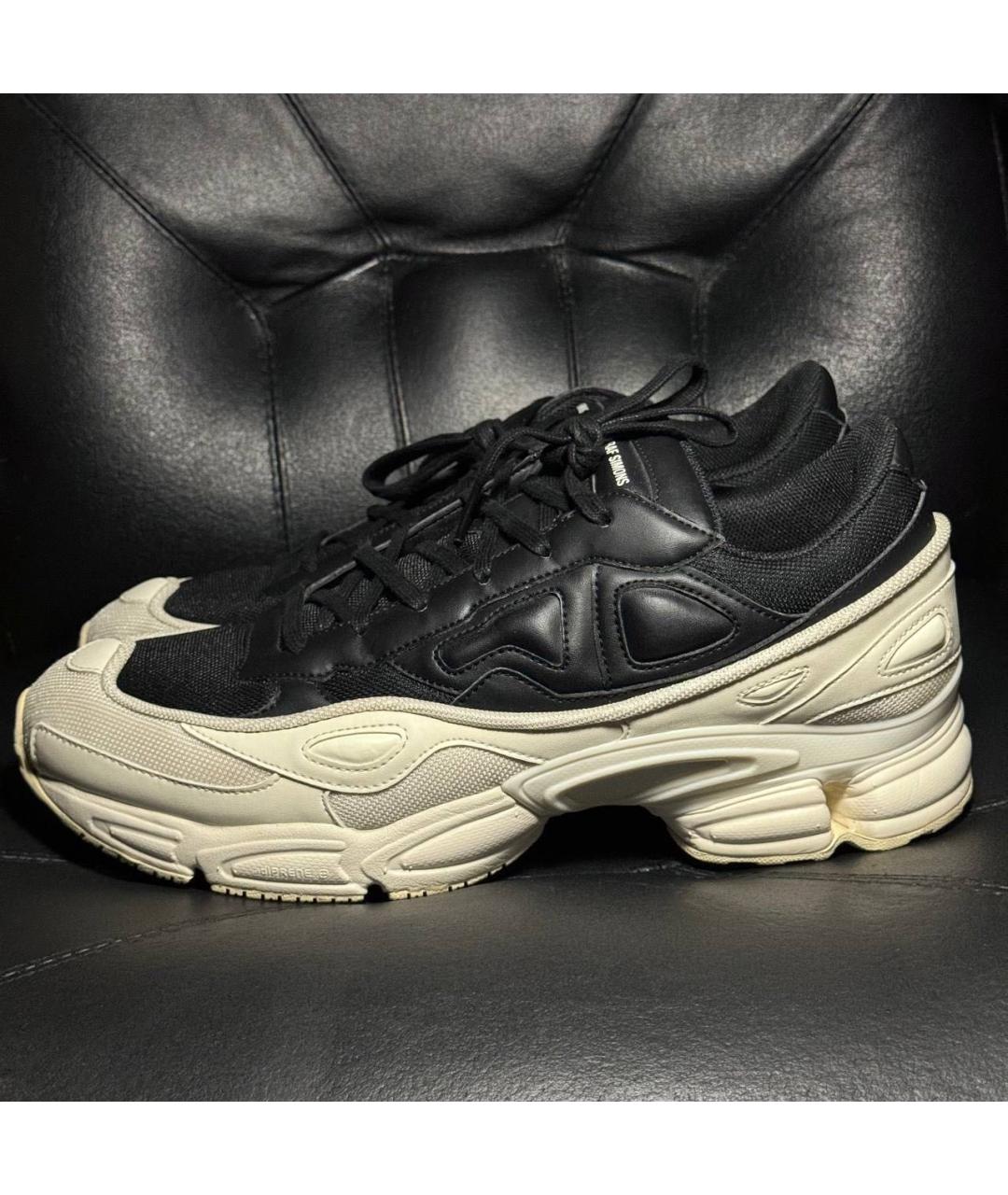 ADIDAS X RAF SIMONS Белые текстильные низкие кроссовки / кеды, фото 3