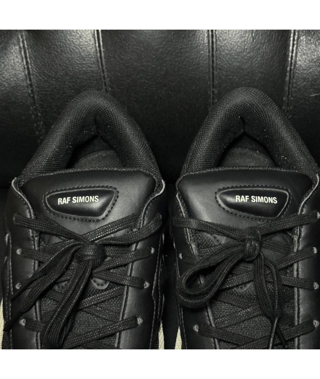 ADIDAS X RAF SIMONS Белые текстильные низкие кроссовки / кеды, фото 8