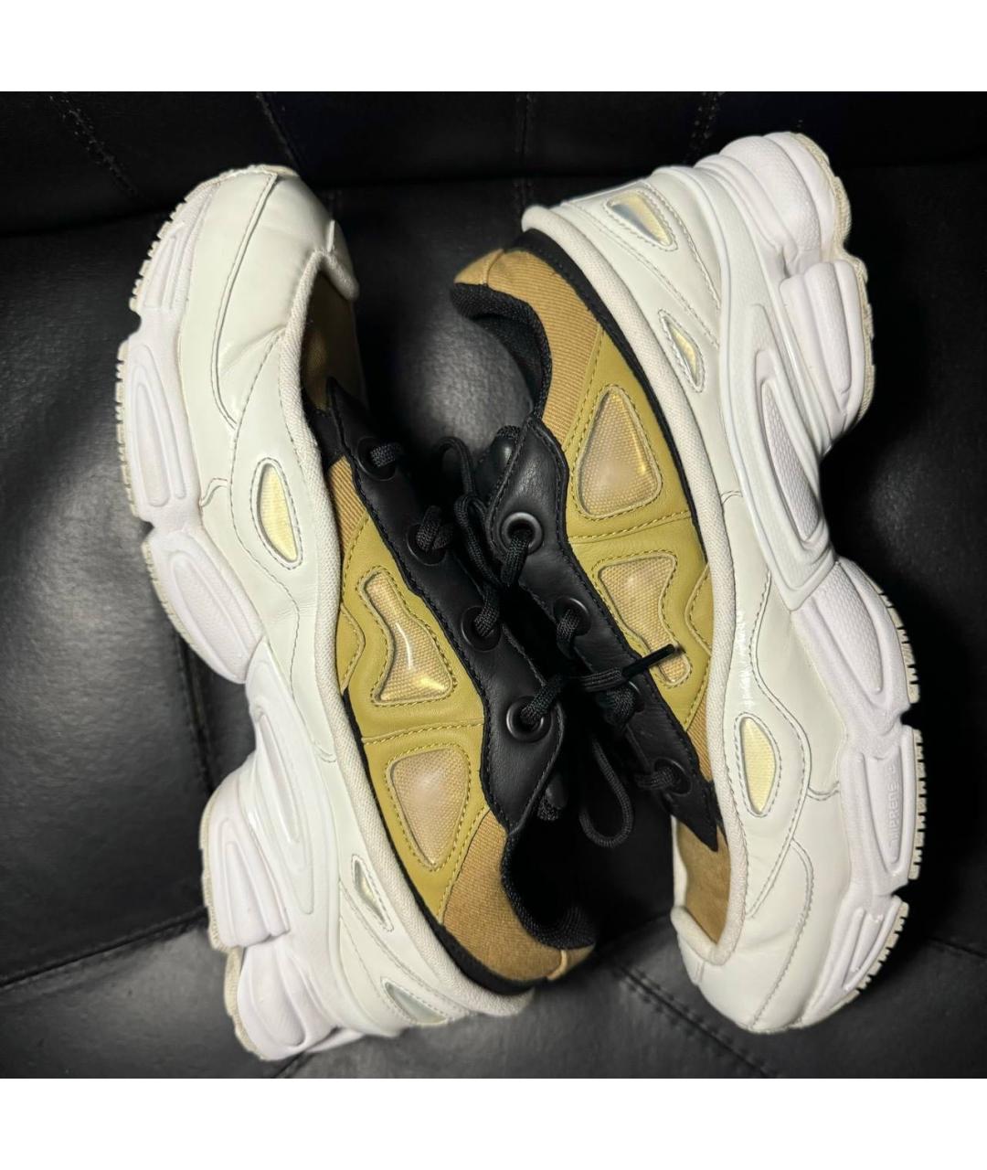 ADIDAS X RAF SIMONS Мульти кожаные низкие кроссовки / кеды, фото 4