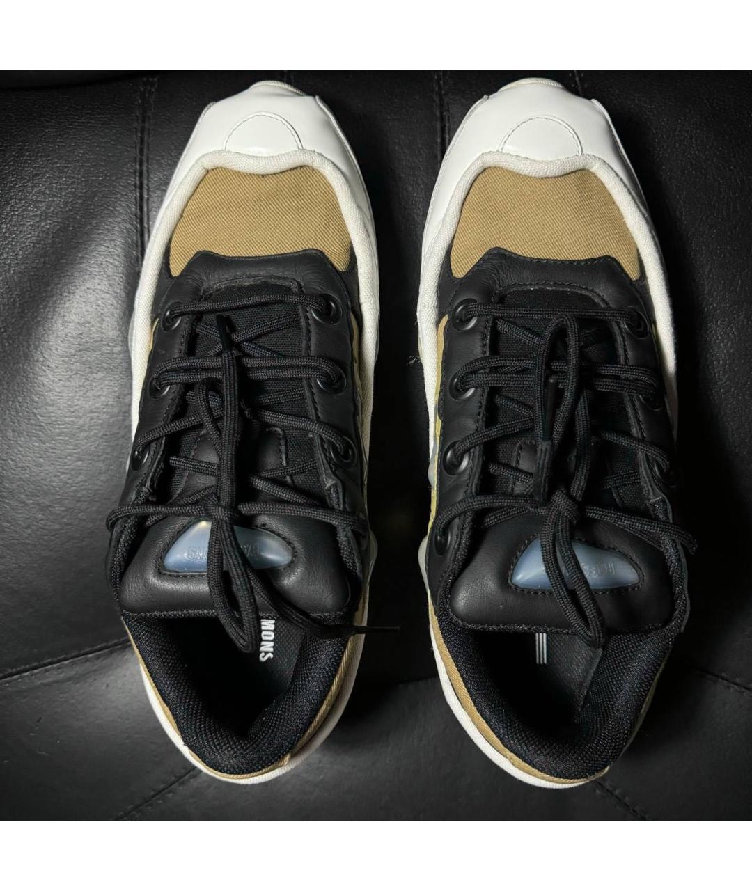 ADIDAS X RAF SIMONS Мульти кожаные низкие кроссовки / кеды, фото 6