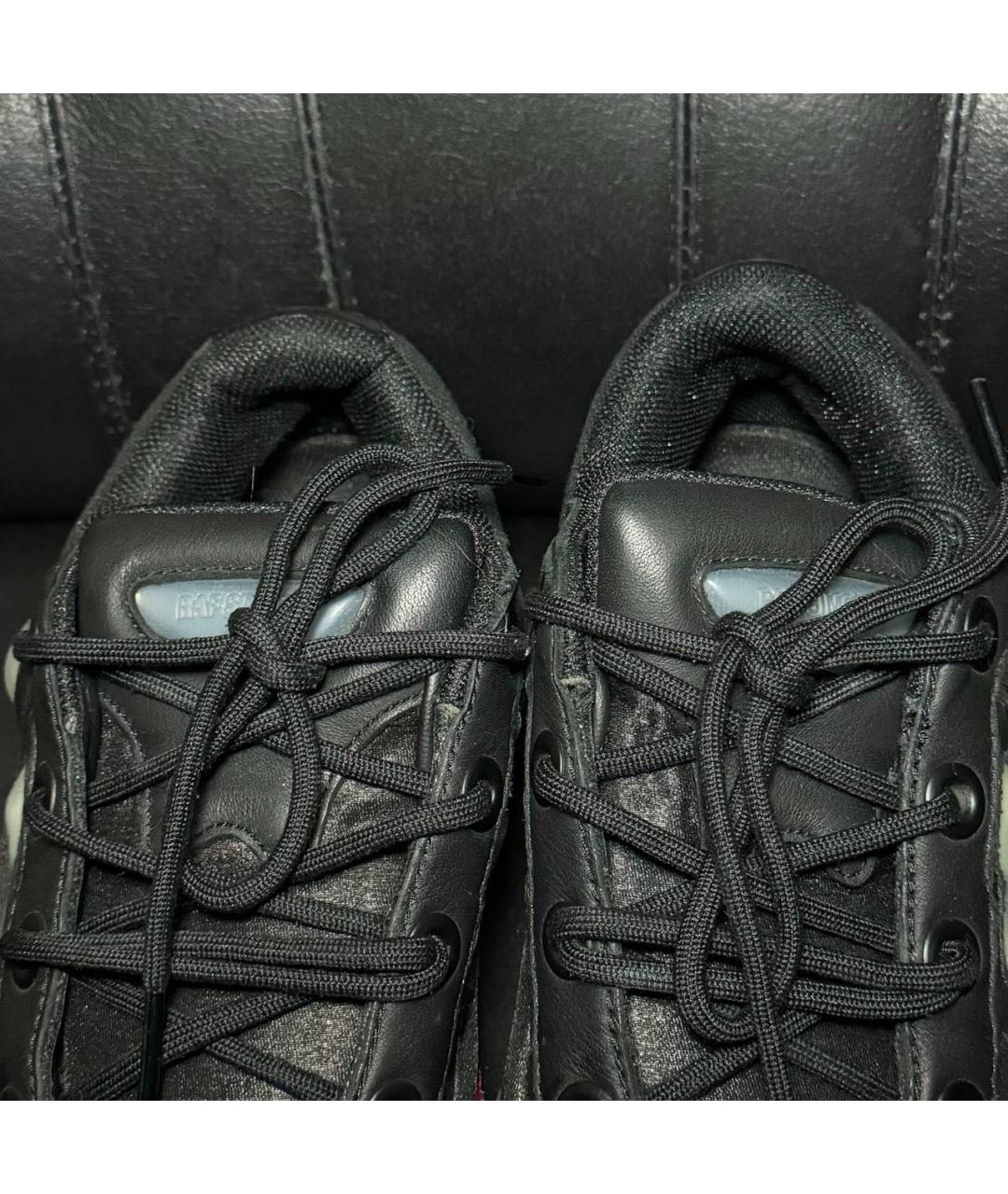 ADIDAS X RAF SIMONS Красные кожаные низкие кроссовки / кеды, фото 7