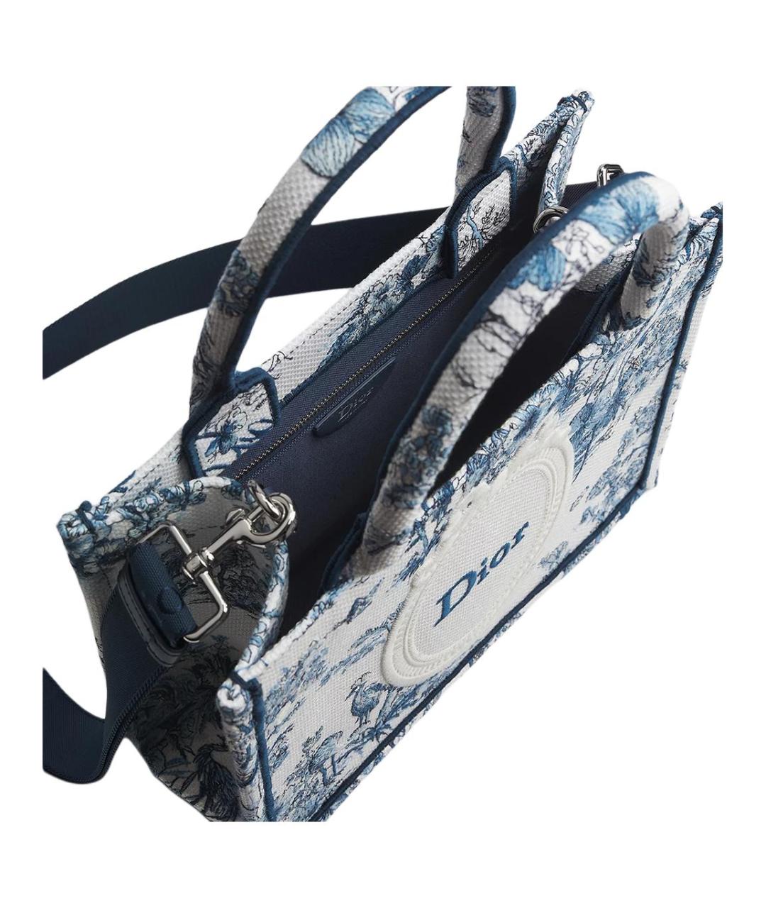 CHRISTIAN DIOR Голубая сумка через плечо, фото 4