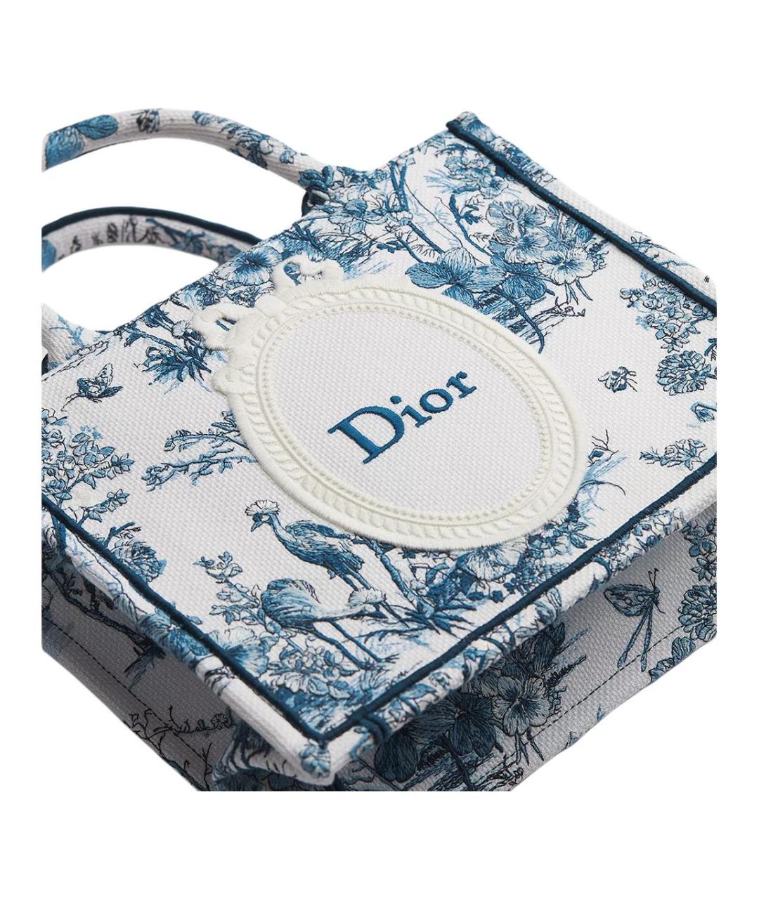 CHRISTIAN DIOR Голубая сумка через плечо, фото 5