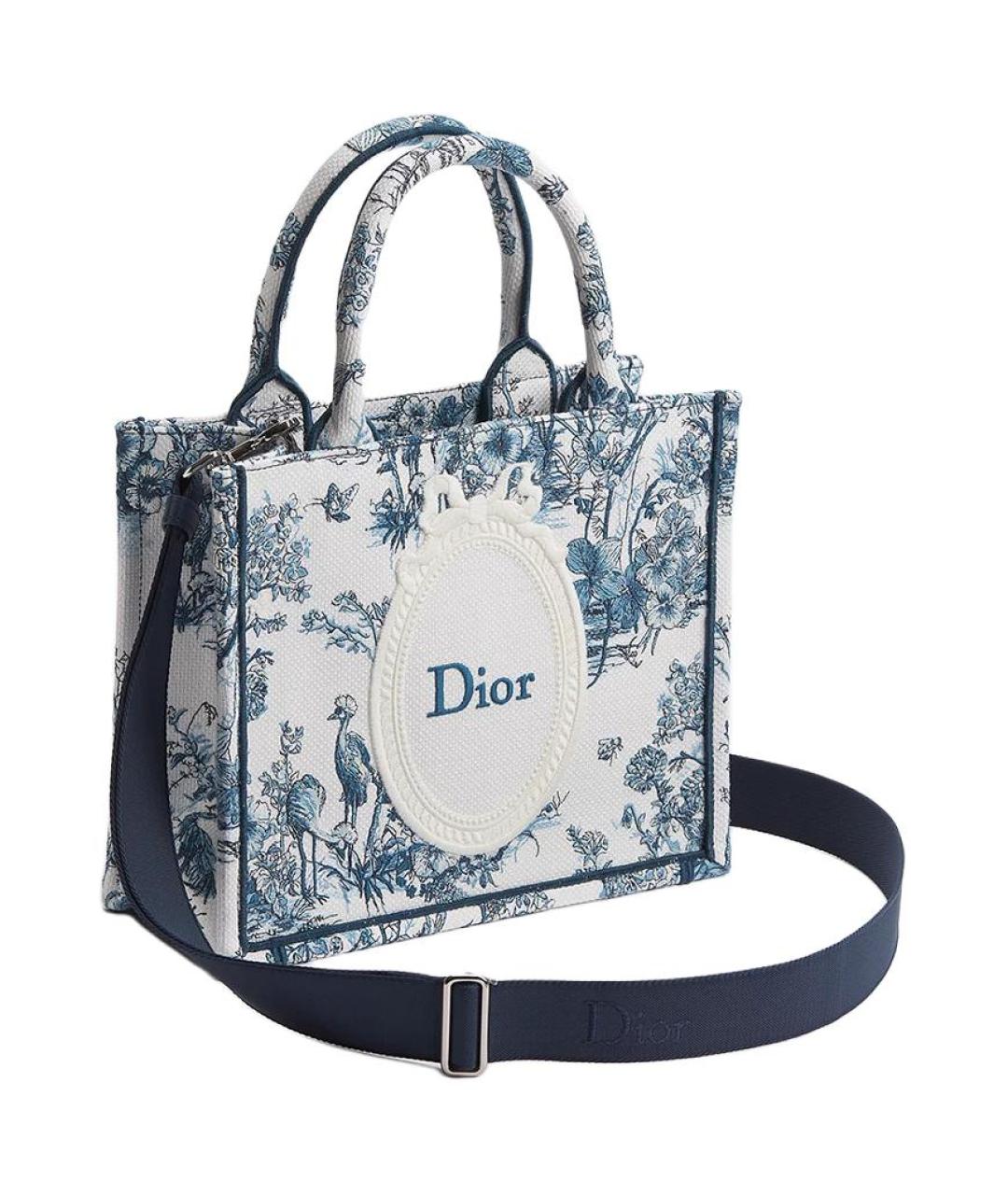 CHRISTIAN DIOR Голубая сумка через плечо, фото 3