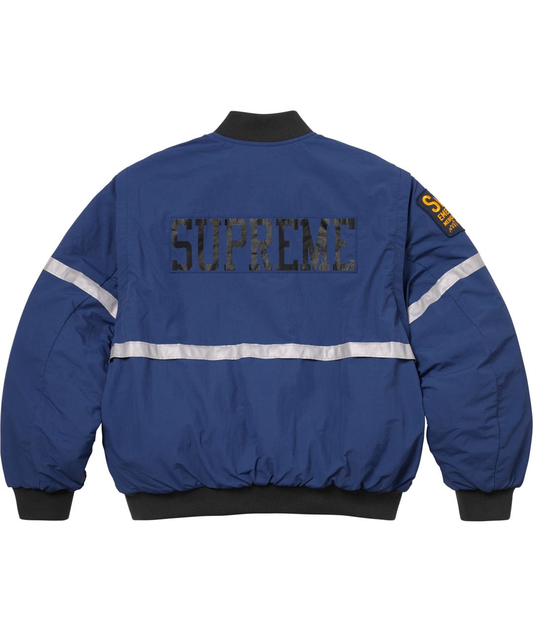 SUPREME Синяя куртка, фото 2