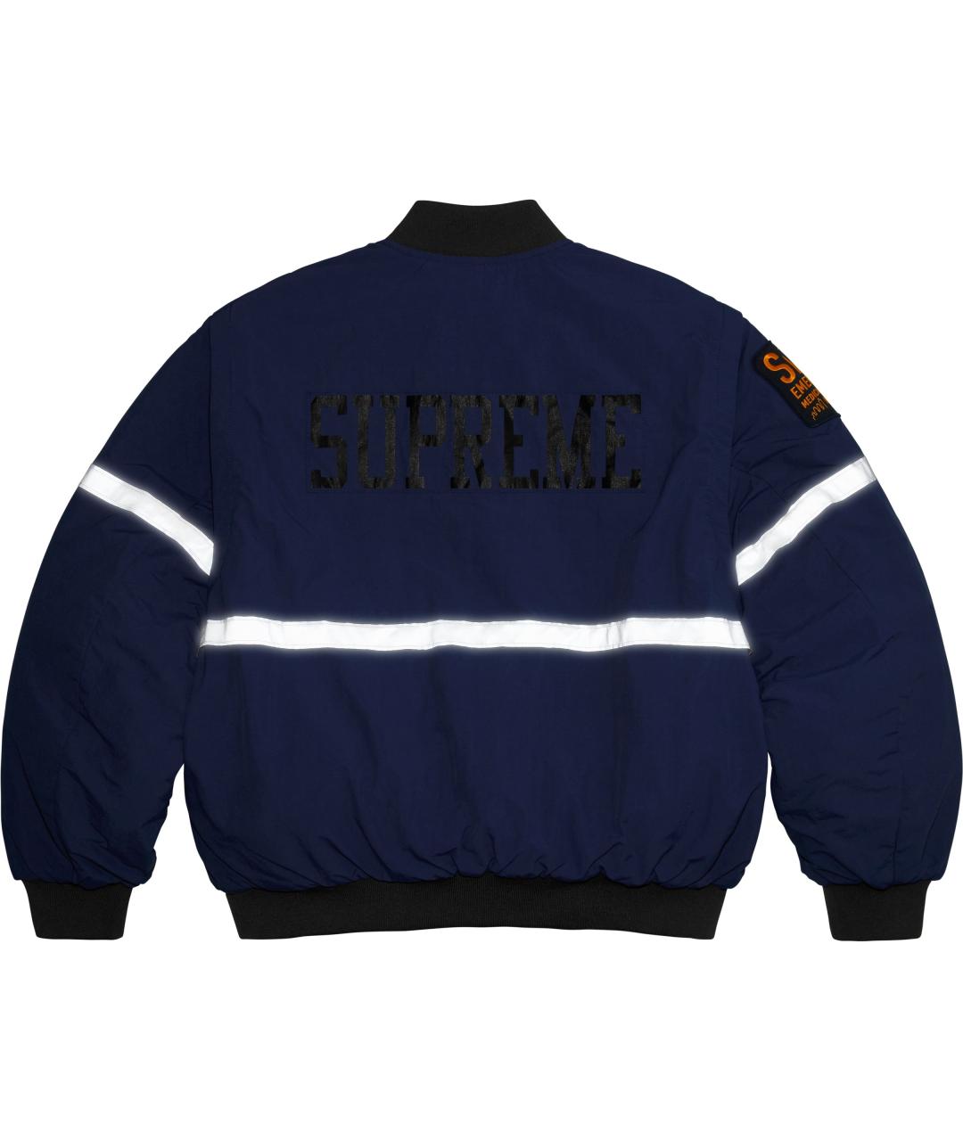 SUPREME Синяя куртка, фото 3