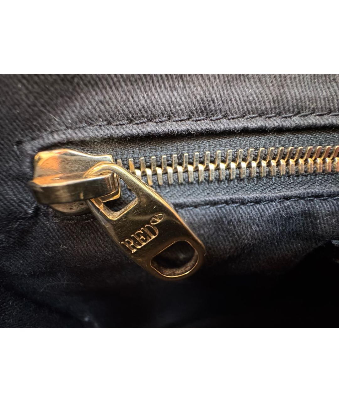 RED VALENTINO Черная кожаная сумка через плечо, фото 5
