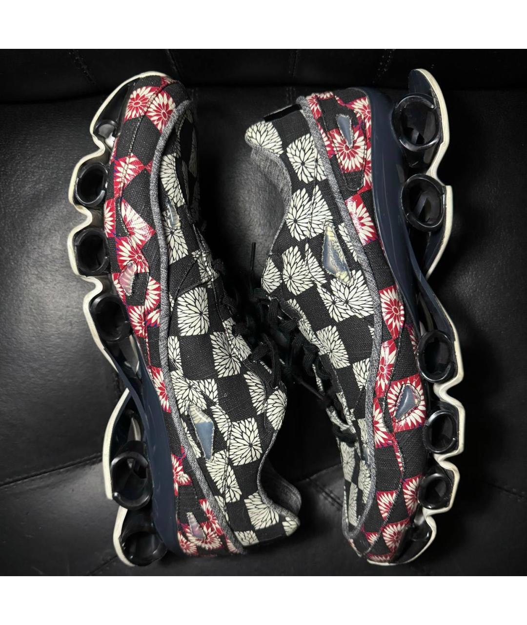 ADIDAS X RAF SIMONS Черные текстильные низкие кроссовки / кеды, фото 3