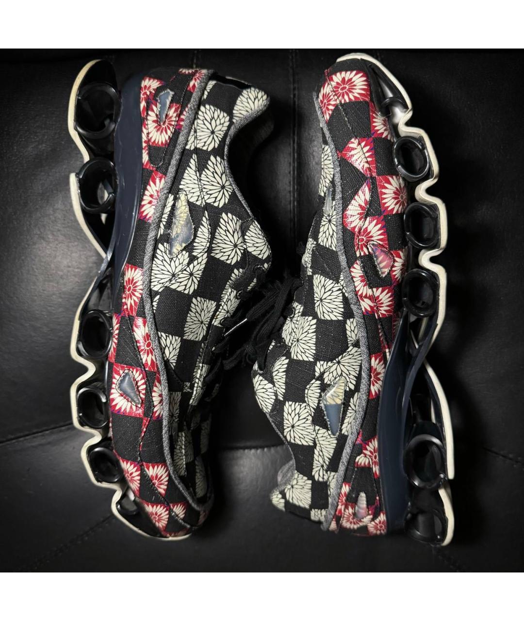 ADIDAS X RAF SIMONS Черные текстильные низкие кроссовки / кеды, фото 4