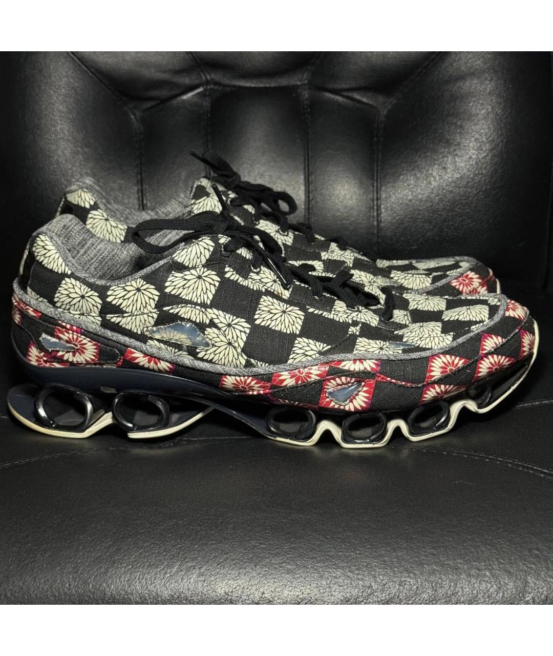 ADIDAS X RAF SIMONS Черные текстильные низкие кроссовки / кеды, фото 9