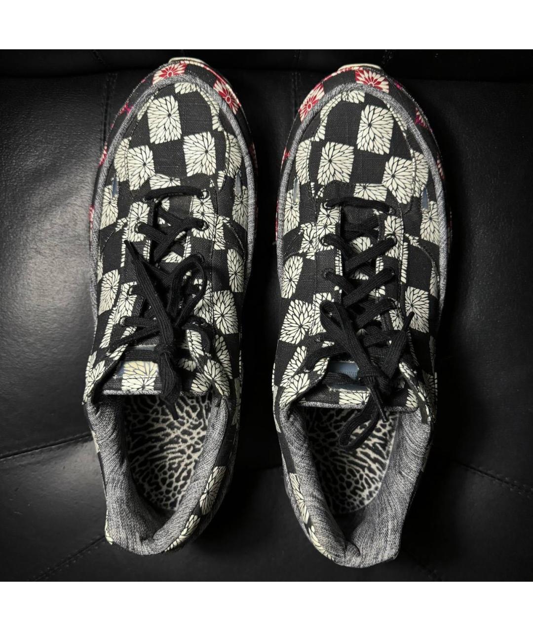 ADIDAS X RAF SIMONS Черные текстильные низкие кроссовки / кеды, фото 6