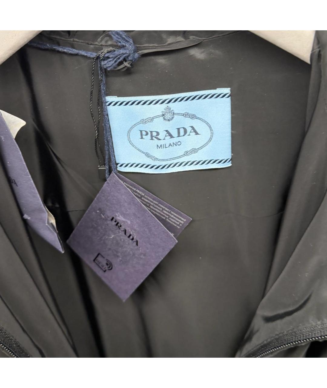 PRADA Черный тренч/плащ, фото 3