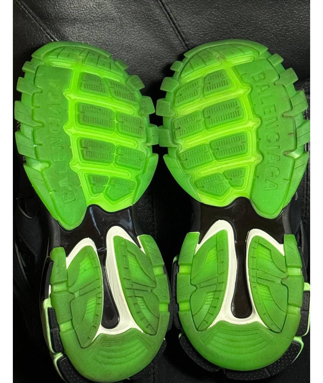 BALENCIAGA Черные текстильные низкие кроссовки / кеды, фото 7