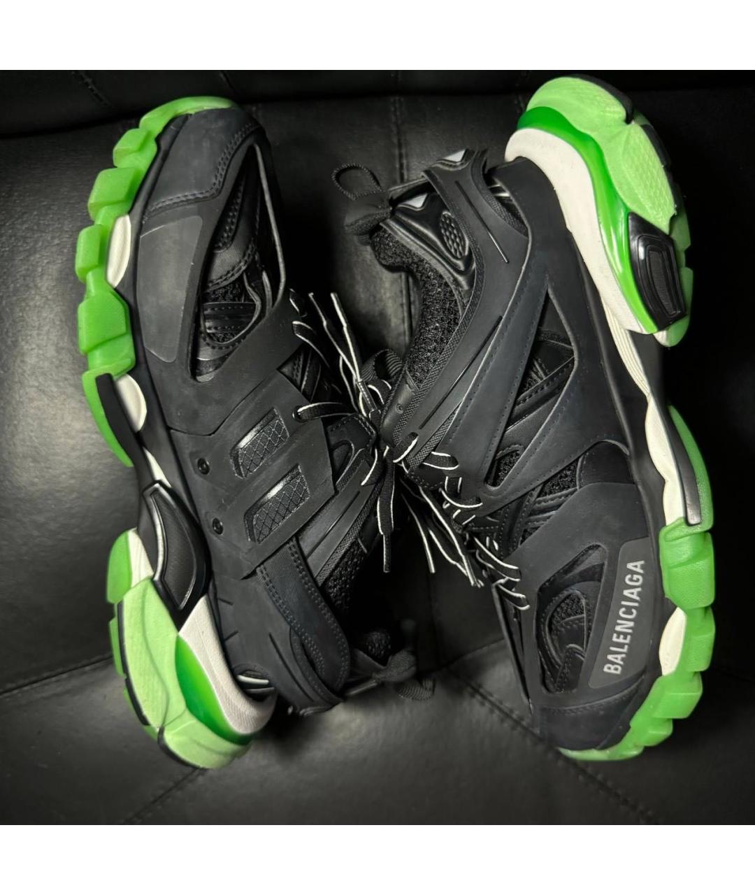 BALENCIAGA Черные текстильные кроссовки, фото 5