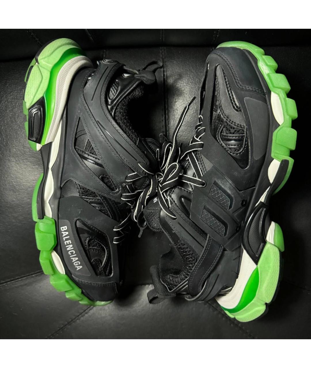 BALENCIAGA Черные текстильные кроссовки, фото 4