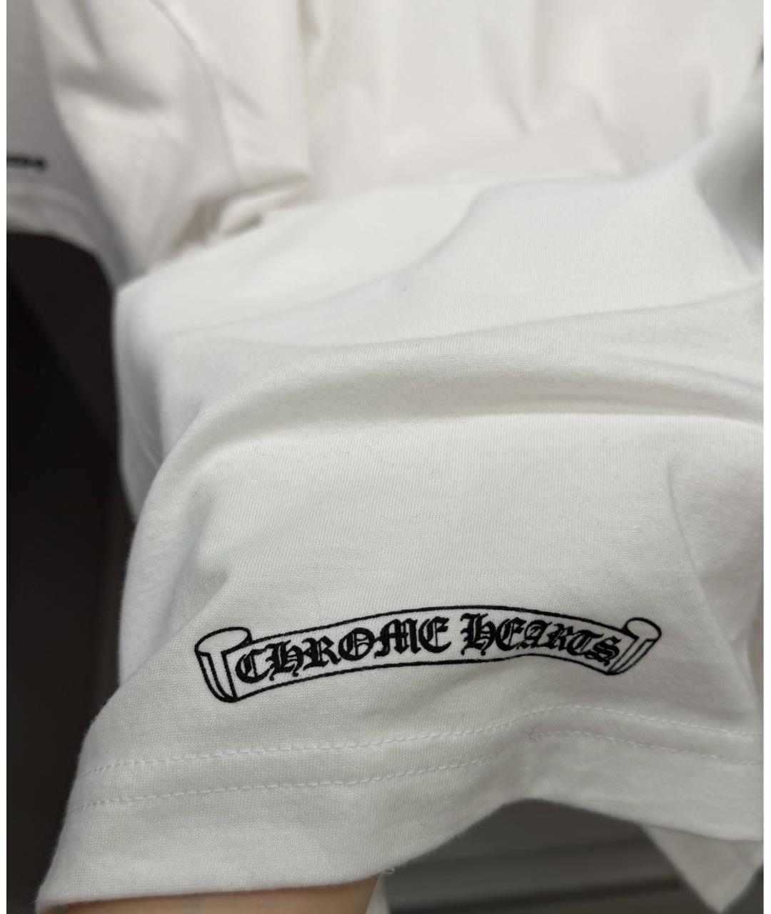 CHROME HEARTS Белая футболка, фото 7