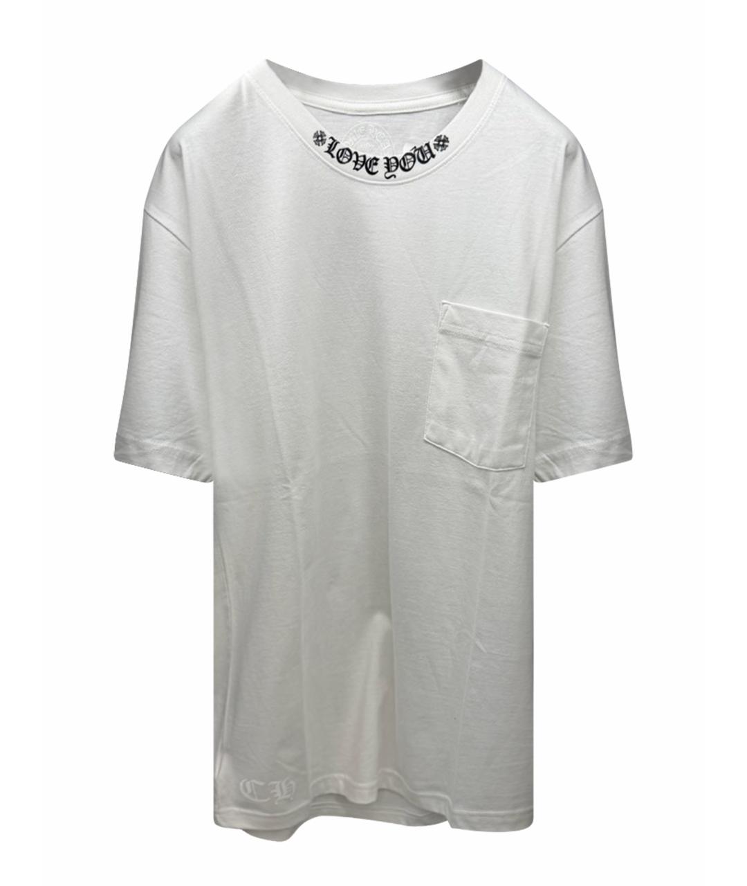 CHROME HEARTS Белая футболка, фото 1
