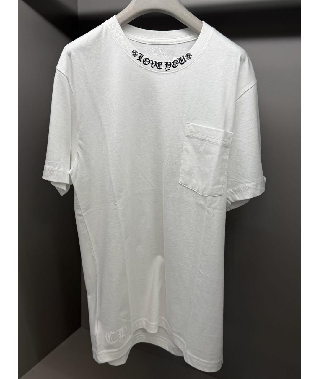 CHROME HEARTS Белая футболка, фото 8