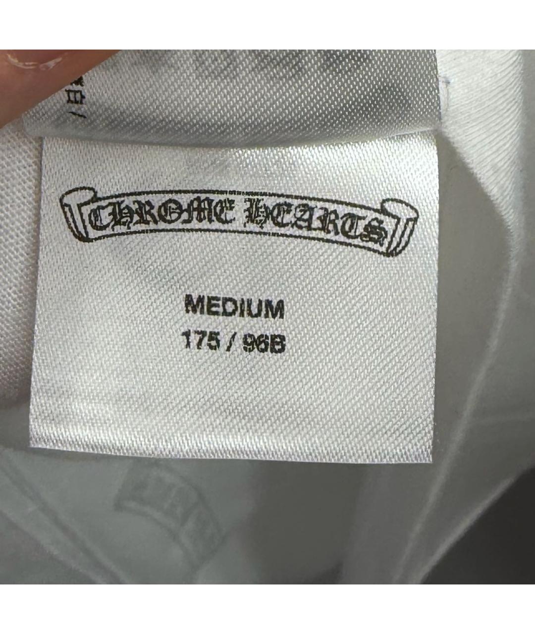 CHROME HEARTS Белая футболка, фото 4