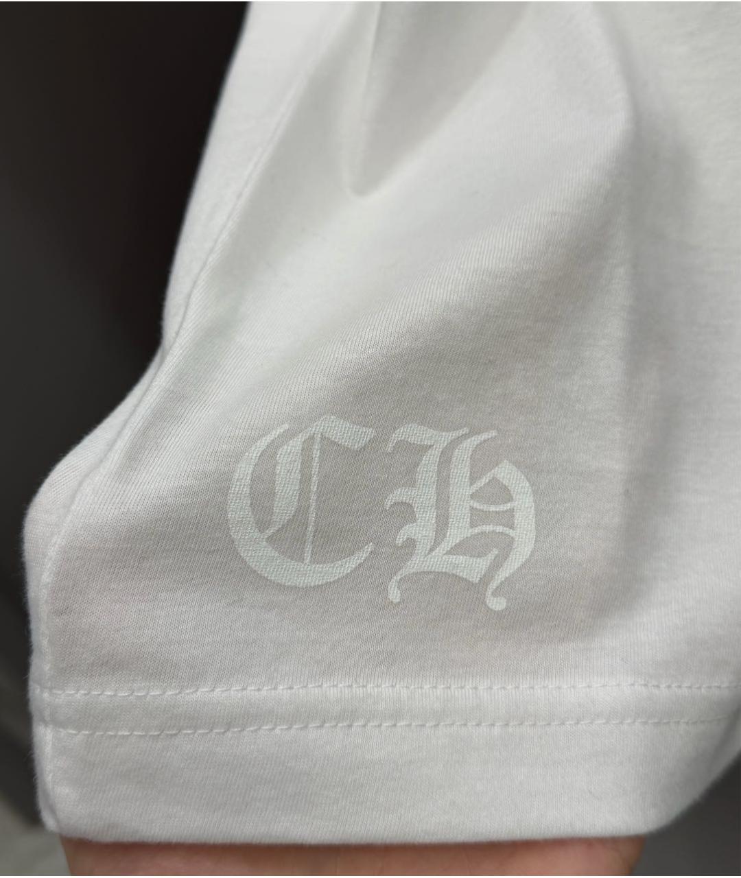 CHROME HEARTS Белая футболка, фото 2