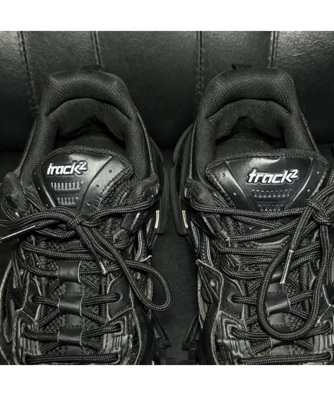 BALENCIAGA Черные текстильные низкие кроссовки / кеды, фото 7