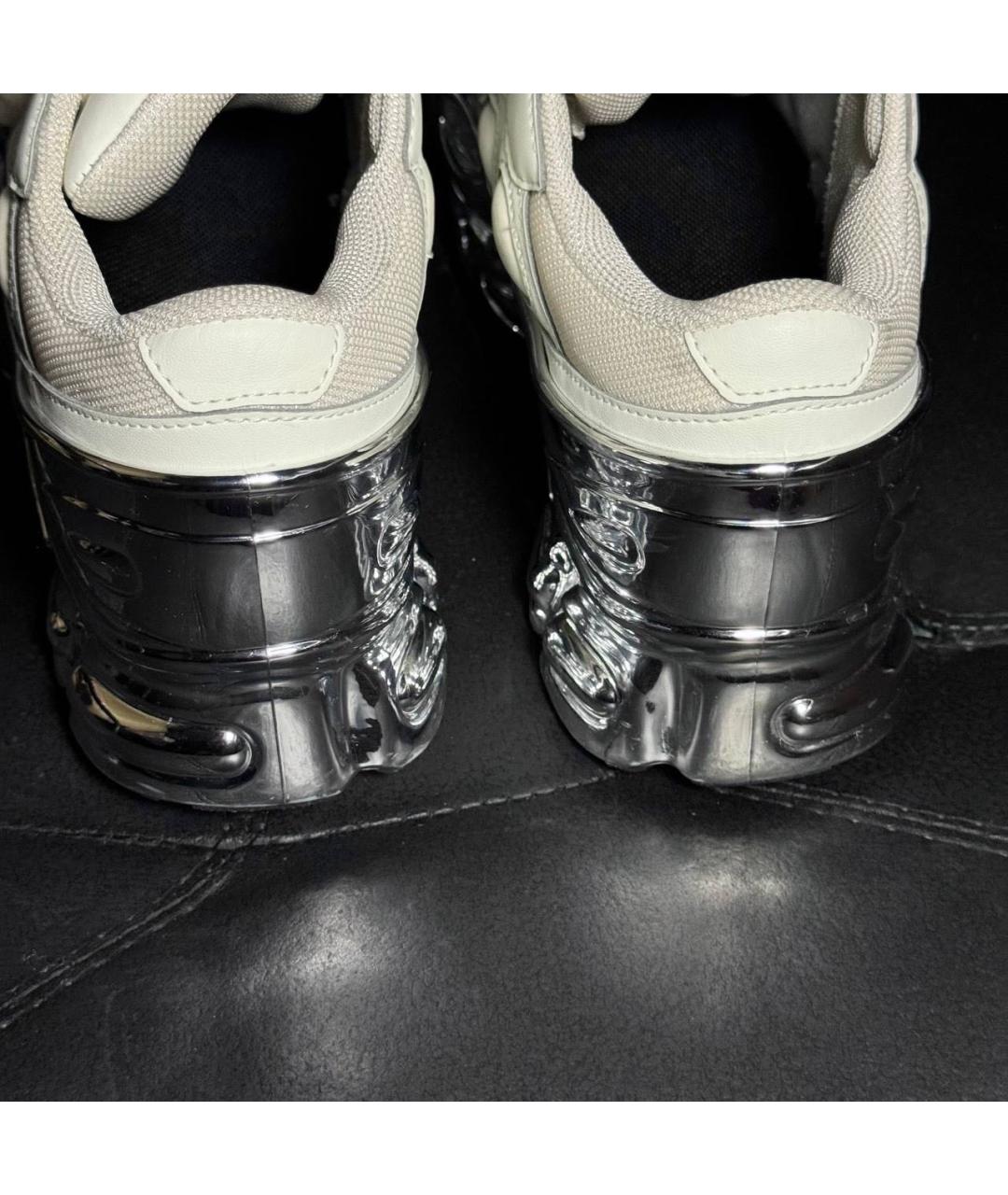 ADIDAS X RAF SIMONS Белые текстильные кроссовки, фото 2