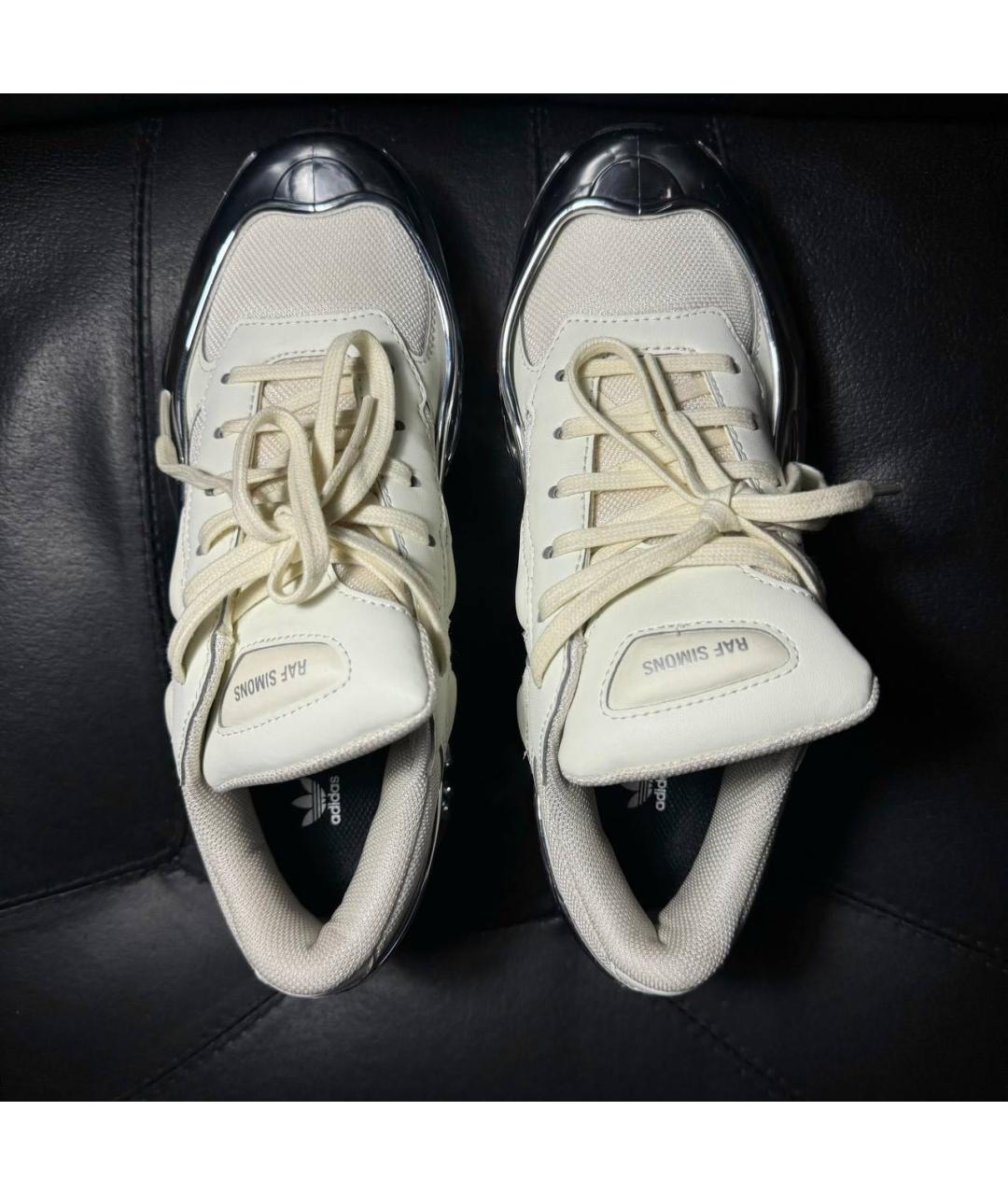 ADIDAS X RAF SIMONS Белые текстильные кроссовки, фото 6