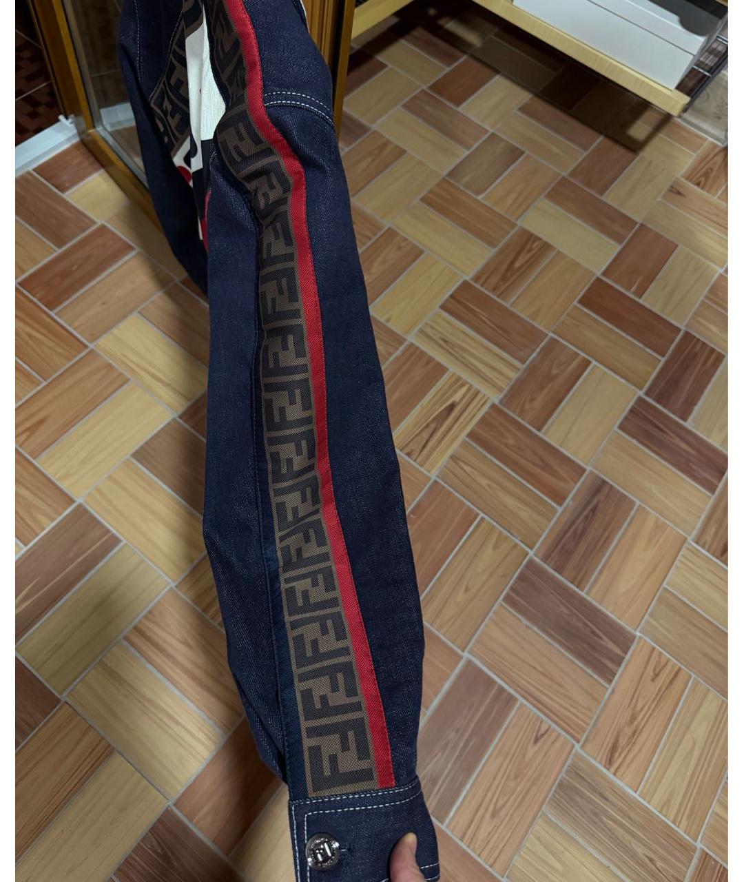 FENDI Мульти деним куртка, фото 4