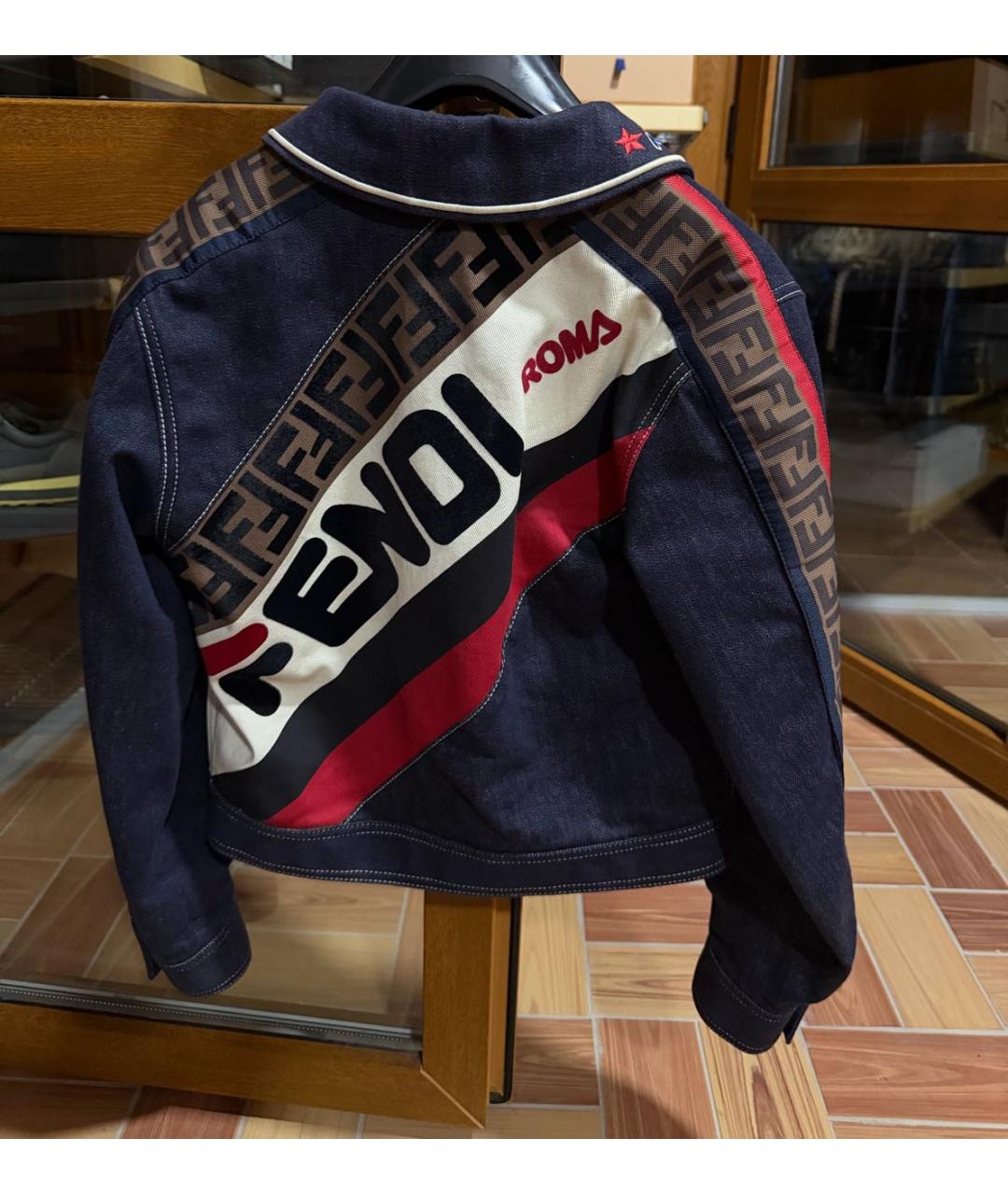 FENDI Мульти деним куртка, фото 2