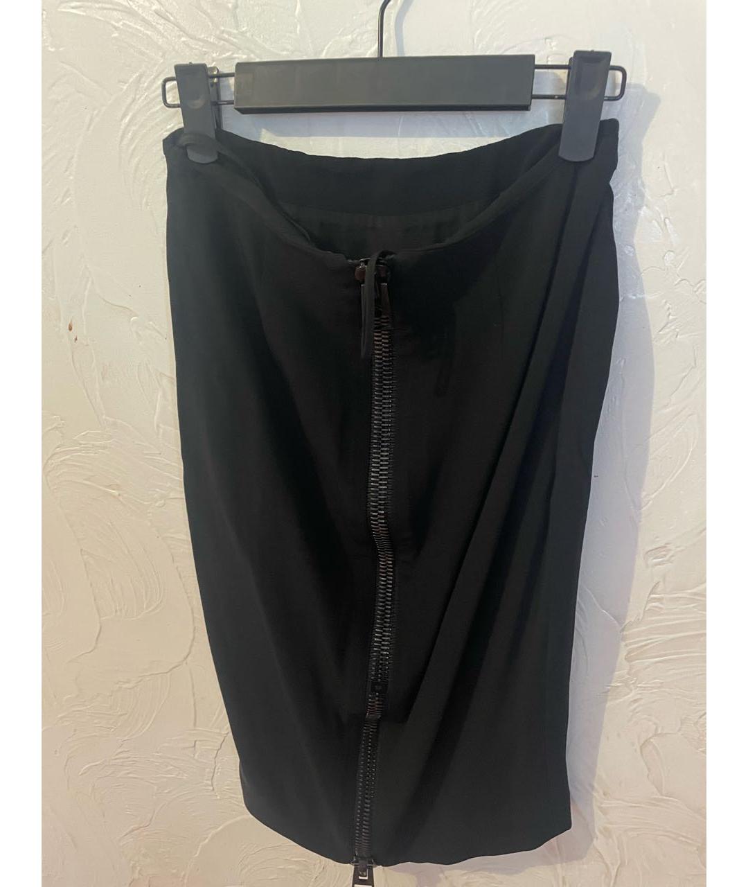 TOM FORD Черная юбка миди, фото 2
