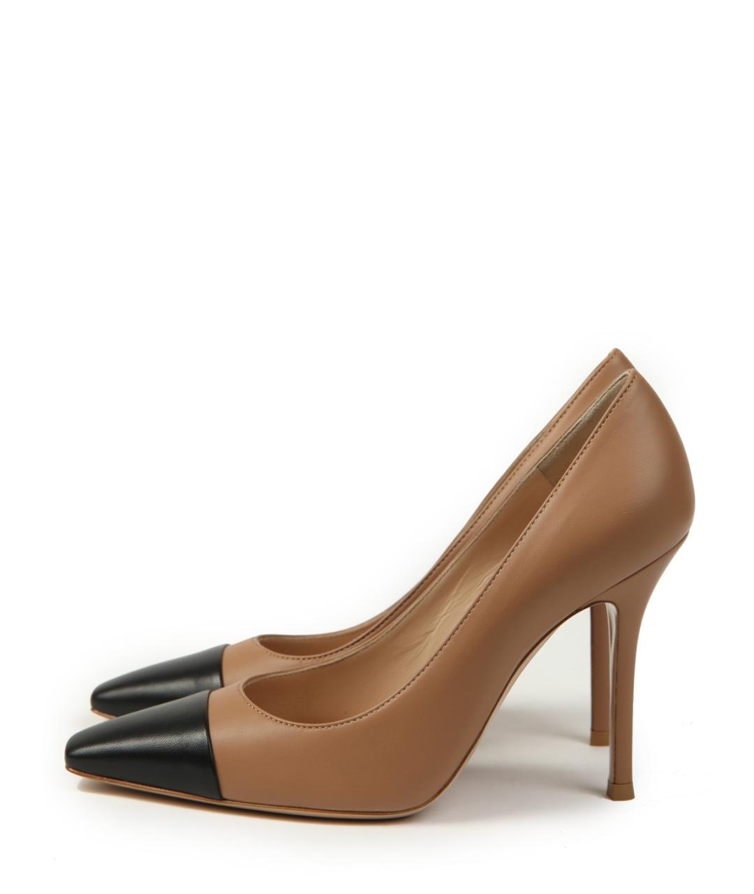 GIANVITO ROSSI Коричневые кожаные туфли, фото 6